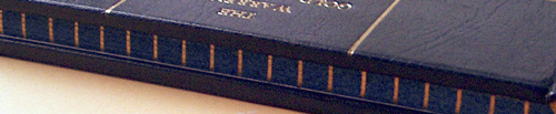 painted edge of book pages